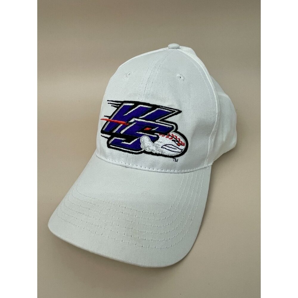 RARE Shumsky Winston Salem Dash Adjustable Embroidered White Baseball Cap USED
